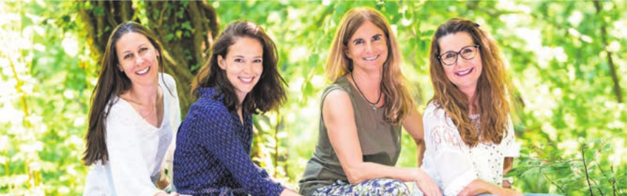 Der Mensch als Ganzes steht im Zentrum: Nadine Ill, Nadine Keller, Daniela Fröhli und Daniela Blatty (v. l.). Bild: zg