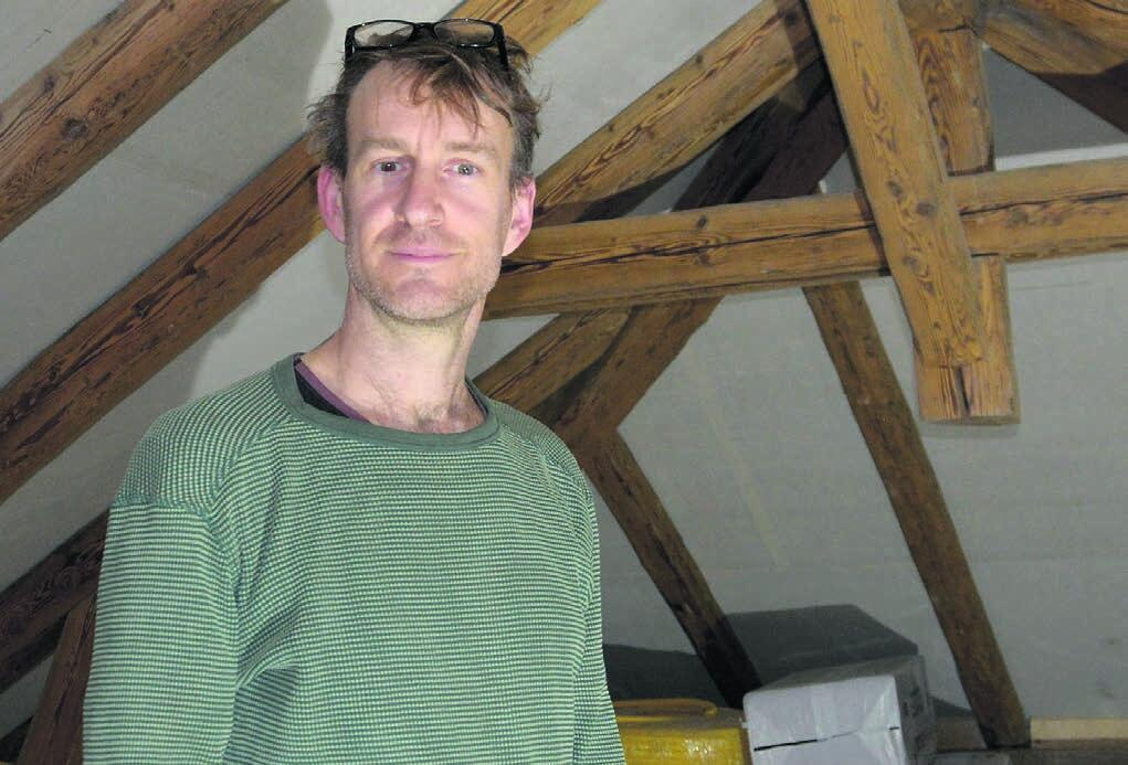 Alex Hürlimann saniert mit Leidenschaft sein Altstadthaus. Bild: André Widmer