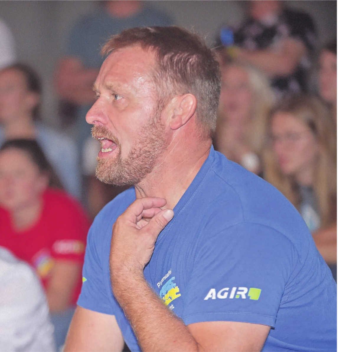 Ein umgänglicher und freundlicher Kerl: Marcel Leutert, Trainer der RS Freiamt. Doch sobald der Kampf beginnt, wird er emotional und laut. Bild: wr/Archiv