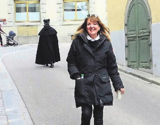 Monika Schmid bei der Produktion des «Zwingli»-Films. Am 21. Februar kommt sie nach Muri. Bild: zg