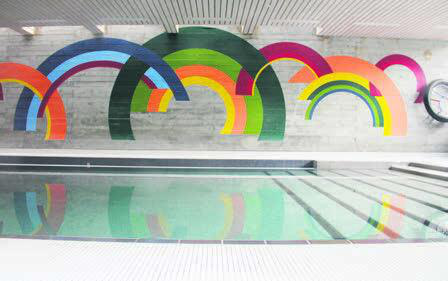 Das Lehrschwimmbecken im Bünzmatt präsentiert sich in alter Frische. Bild: mo