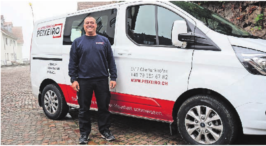 Candido Peixeiro ist ein aufgestellter Selfmademan, und er ist schnell zur Stelle. Bild: rts