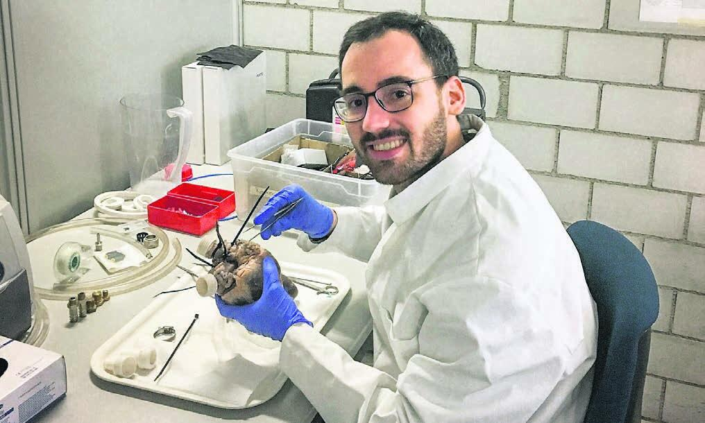 Lukas Glaus bringt Maschinenbau und Humanmedizin zusammen. Er interessiert sich dabei sehr für das Herz. Bild: zg