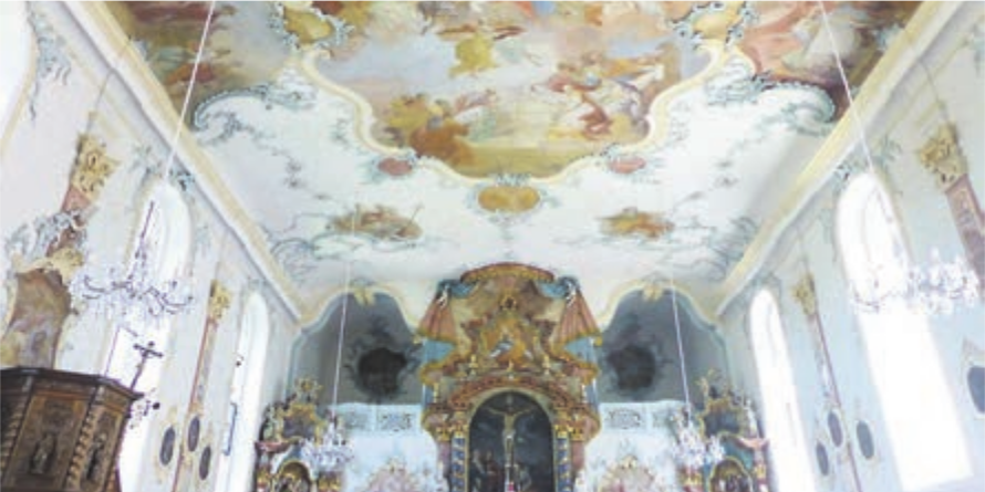Die Fischbach-Gösliker Kirche sucht in der Innenaustattung im Aargau ihresgleichen.