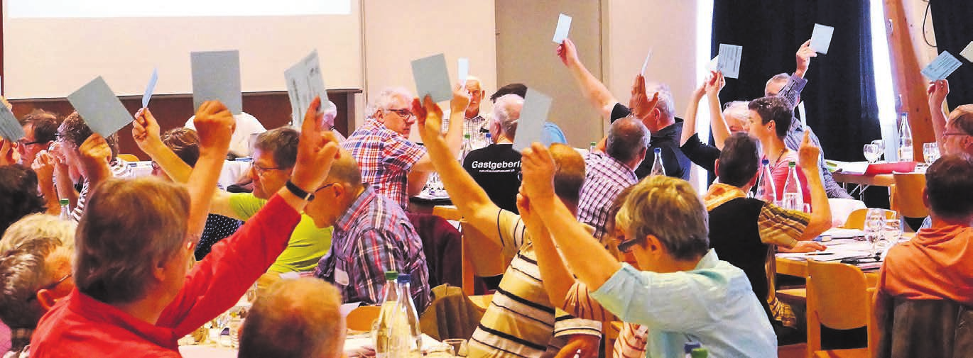 Bis die Gründung einer AG zur Rettung der Naturfreunde-Häuser an der Delegiertenversammlung mehrheitsfähig war, vergingen Jahre. In Muri war es nun so weit. Bild: hka - Das Bild wird blockiert. – Möglicherweise durch einen aktiven Adblocker.