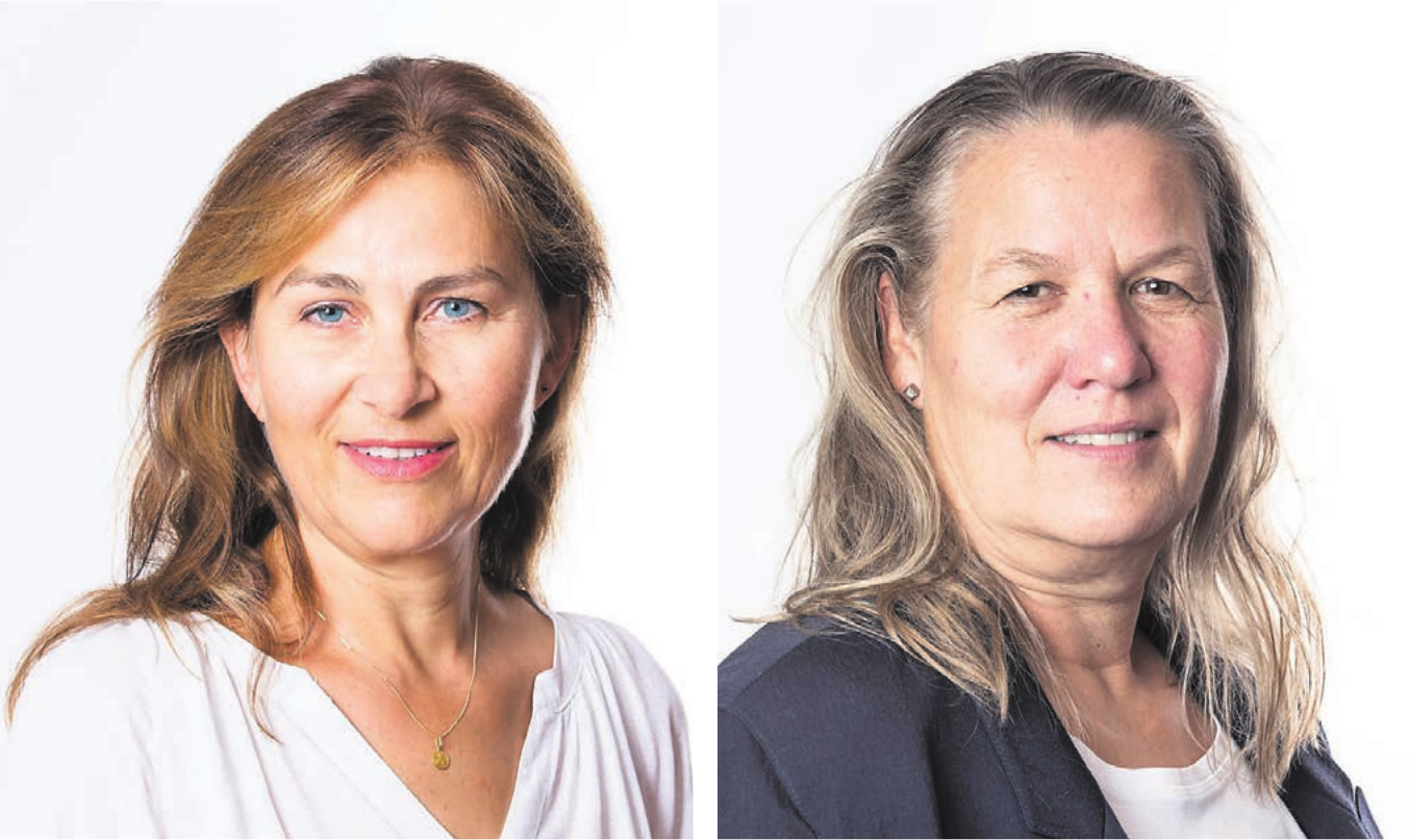 Wurden neu gewählt: Monika Oehler (links) als Bezirksrichterin, Lilian Rau als Friedensrichterin. Bilder: zg