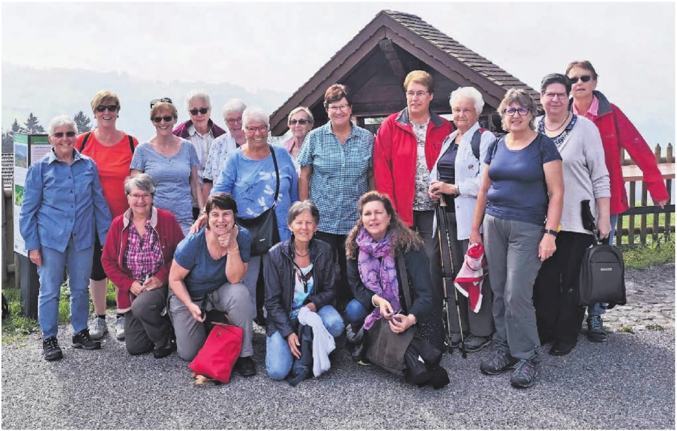 Der Frauenturnverein reiste im letzten Jahr ins Appenzellerland. Bild: zg