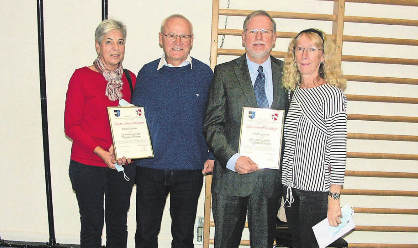 Treten ab: Maria Schneller und Werner Fischer.