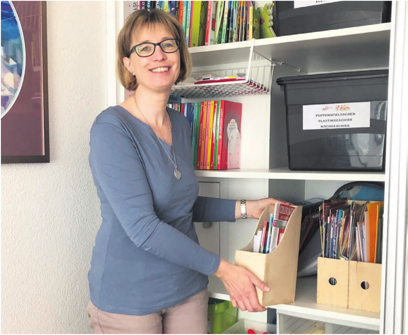Lebensqualität kann man durch externe Unterstützung steigern. Ordnungscoach Petra Schnitter hilft dabei. Bild: zg
