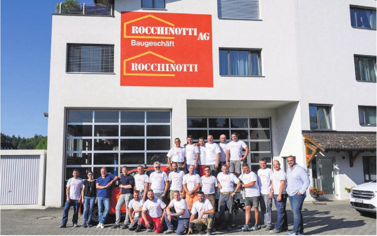 Die Rocchinotti Bau AG ist eine erfolgreiche Familienfirma. Bild: rts