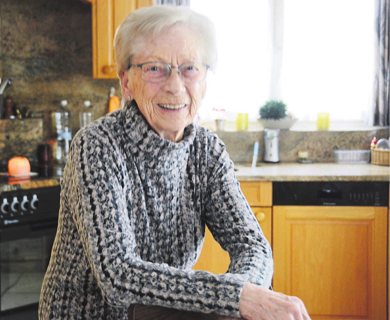 Auch mit 92 Jahren ist Trudy Müller-Koch noch aktiv und zwäg. «Ich kann mich an vieles nicht mehr erinnern», sagt sie zwar vor dem Treffen. Aber dann weiss sie doch viel zu erzählen. Bild: Chregi Hansen